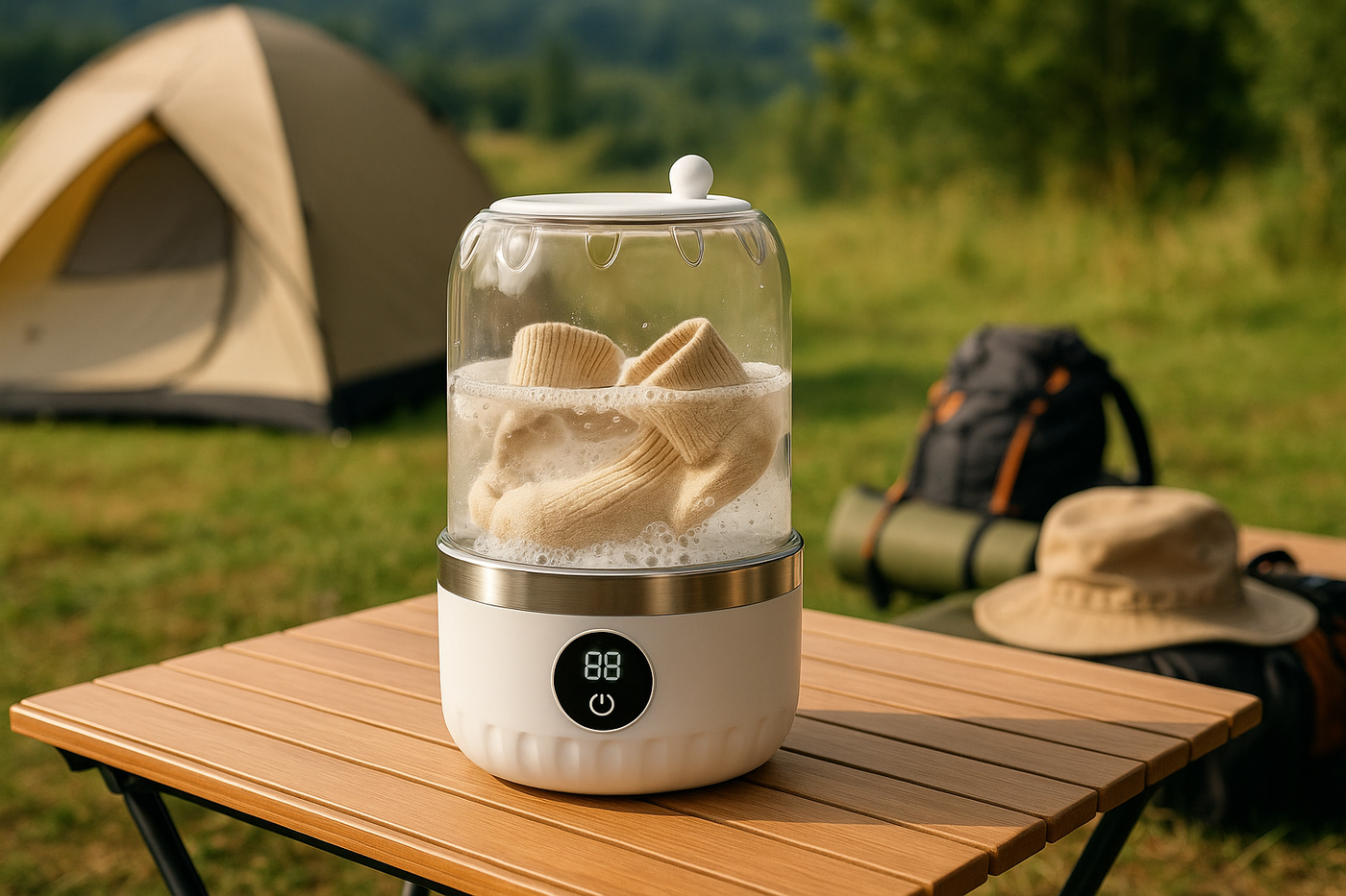 WashMate™ - Tragbare Waschmaschine